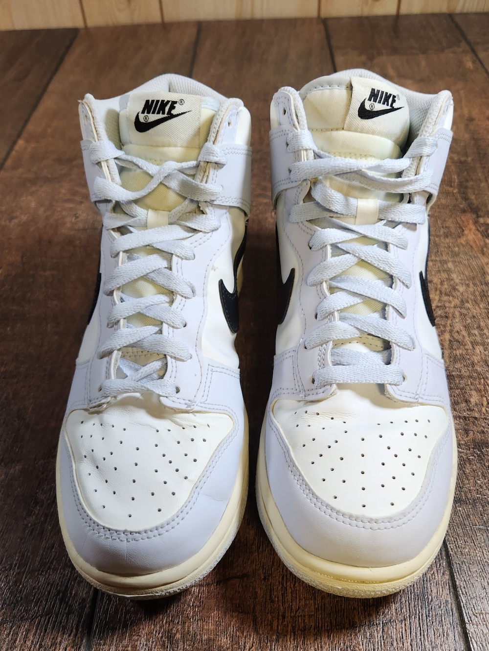 Nike Dunk High Aluminum 'Football Grey / Black' DB2179-110 GS Size Boys 6.5 Y - Picture 4 of 10